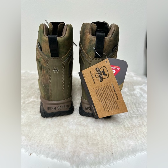Red Wing Irish Setter Men's 9" Camouflage Hunting Boots/Work Boots - Picture 4 of 7